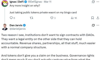 DAOs May Need To Ditch Decentralization To Court Institutions