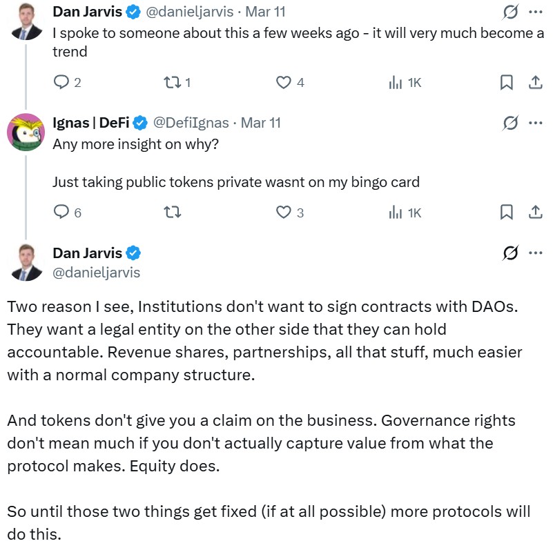 DAOs May Need To Ditch Decentralization To Court Institutions