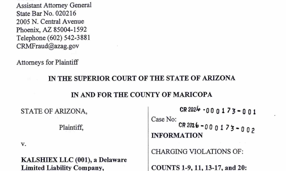 Law, Arizona, Court, Crimes, Kalshi, Prediction Markets