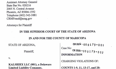 Law, Arizona, Court, Crimes, Kalshi, Prediction Markets