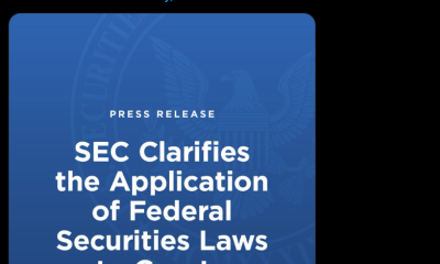 Cryptocurrencies, Law, Security, SEC, United States