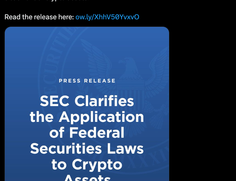 Cryptocurrencies, Law, Security, SEC, United States