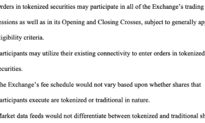 Nasdaq, SEC, Tokenization