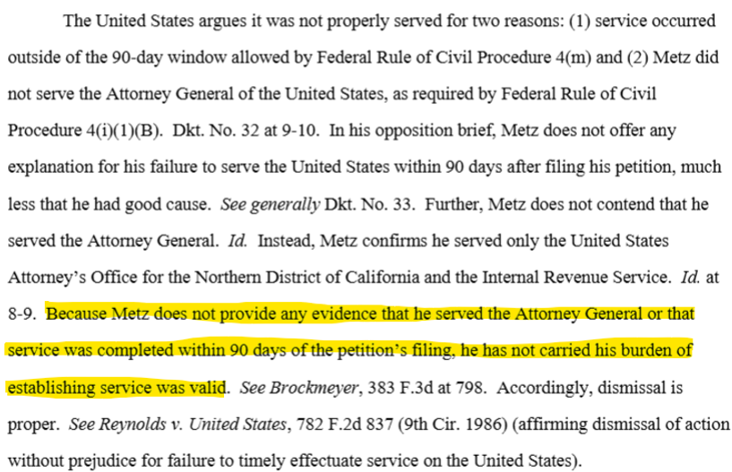 Coinbase User IRS Block Petition Dismissed After Procedural Failure