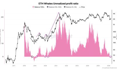 Ethereum Eyes 25% Rally as Top ETH Whales Return to 'Profitable State'