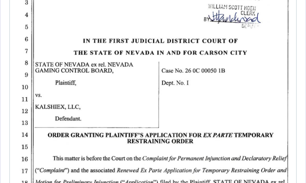Nevada Judge Blocks Kalshi From Operating in State