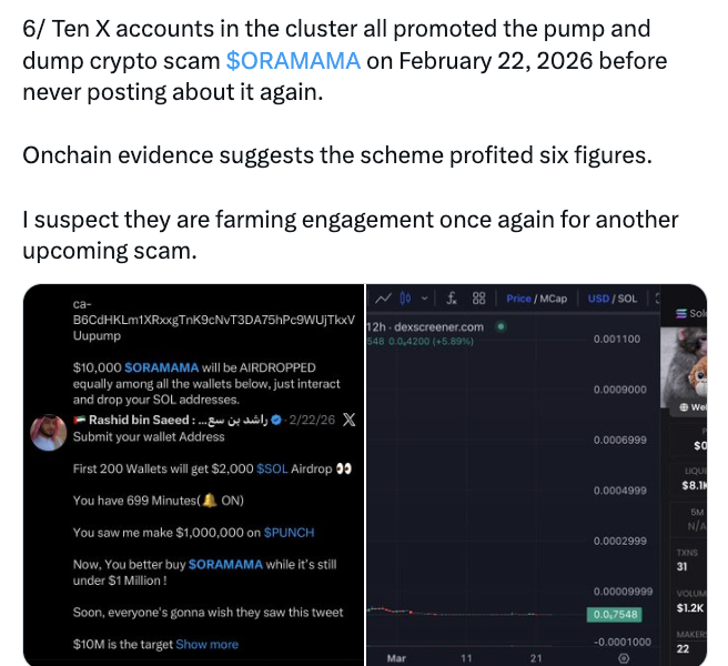 ZachXBT Exposes Fake Accounts Driving Crypto Scams on X