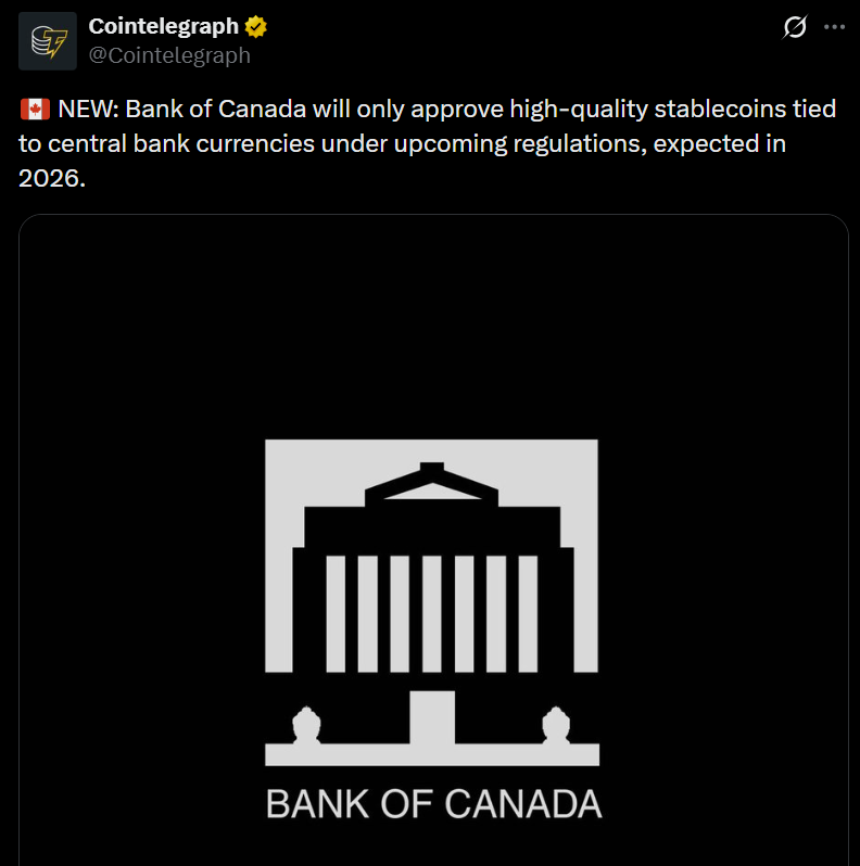 Deloitte Taps QCAD Stablecoin As Canada Advances New Crypto Rules