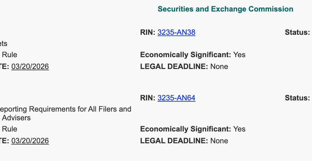 Cryptocurrencies, Law, SEC, White House