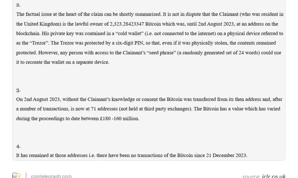 How a Seed Phrase Leak Led to a $176M Bitcoin Theft Case