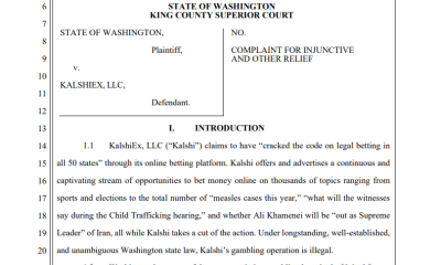Kalshi Hit With Washington State Lawsuit