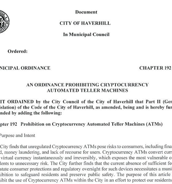 Cryptocurrencies, Law, ATM, Government, Scams