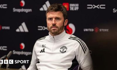 Manchester United head coach Michael Carrick