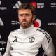 Manchester United head coach Michael Carrick