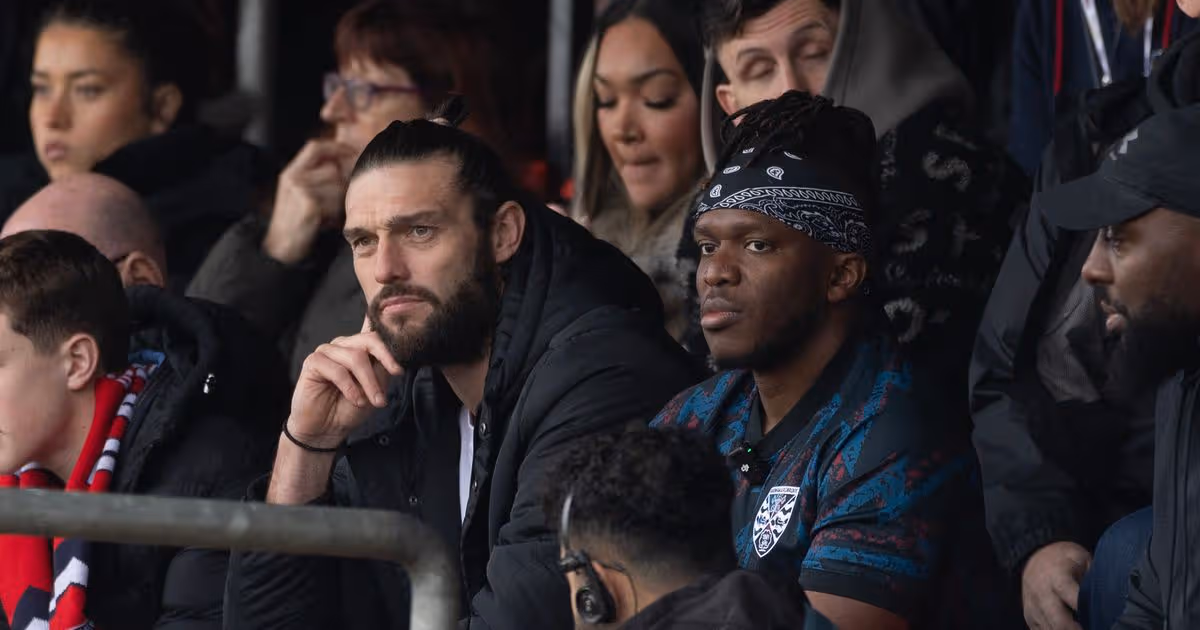 KSI moment next to Andy Carroll in Dagenham stands says everything about new owner