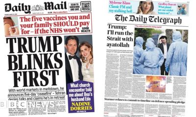 'Trump blinks first' and 'horrific' attack on Jewish charity ambulances