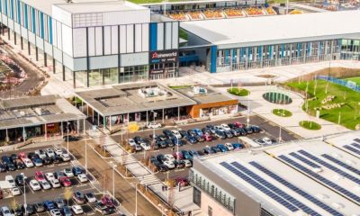 Vehicle crashes next to York Vangarde Shopping Park