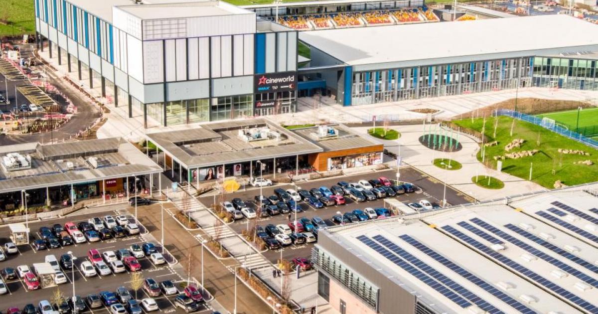 Vehicle crashes next to York Vangarde Shopping Park