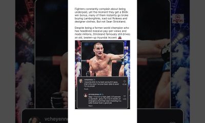 Sean Strickland Gives Fan Financial Advice!