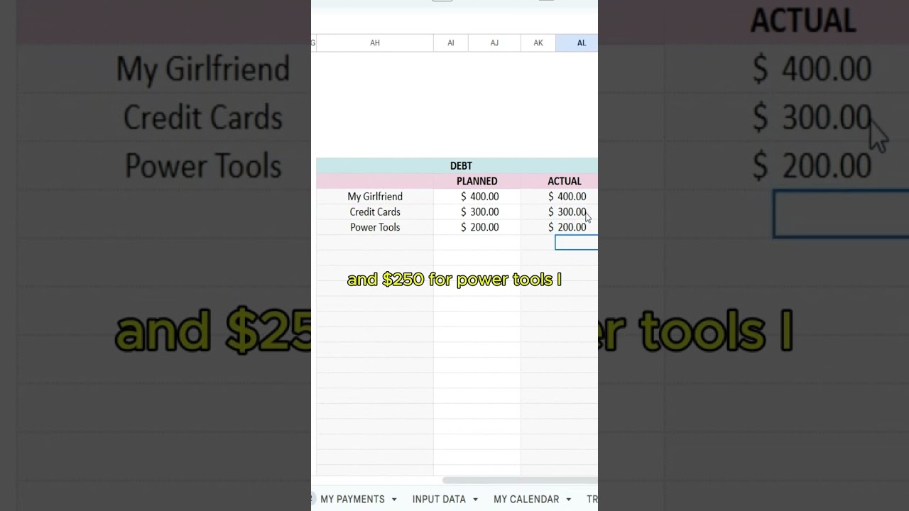 Financial Planner #money #expenses #savings