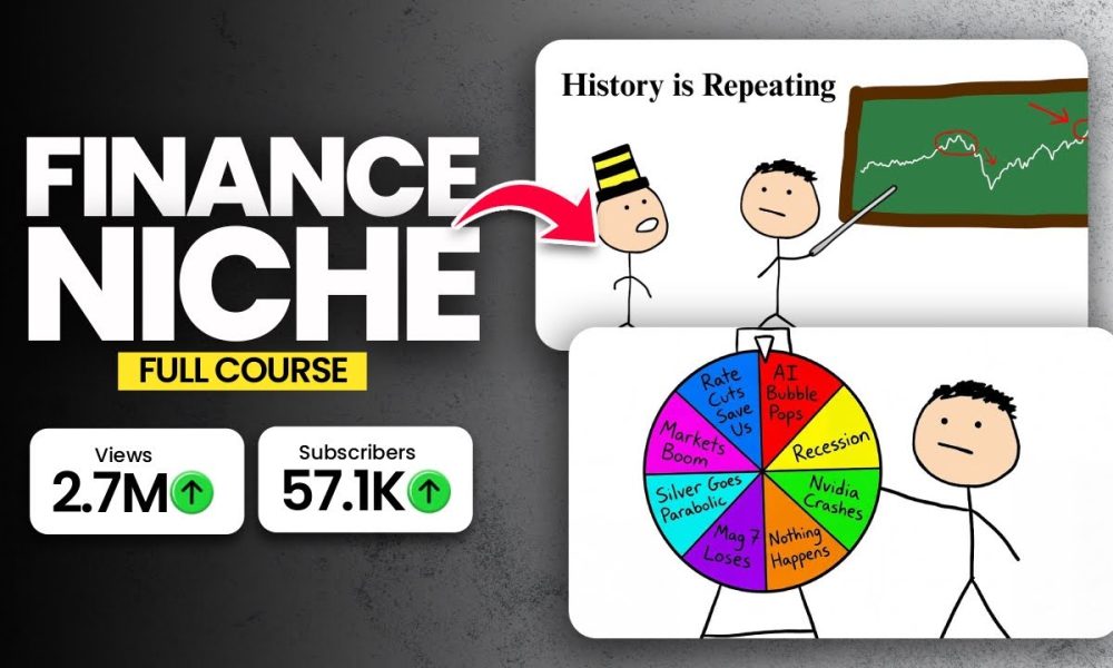 How to Make VIRAL AI stickman Finance Videos (FREE AI Course)