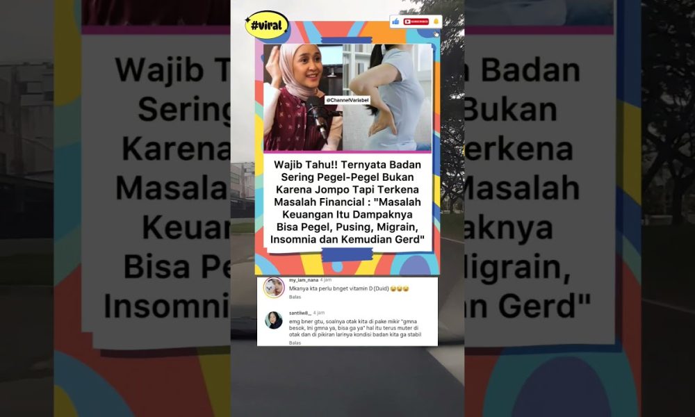 Badan Pegal Karena Masalah Financial #shortvideo