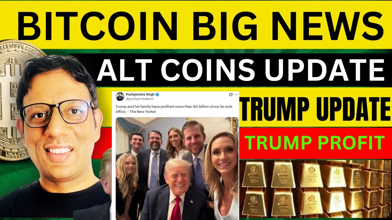 Bitcoin and ALT coins Update | Trump family profited $4 billion | Stablecoin Exchange Liquidity UP