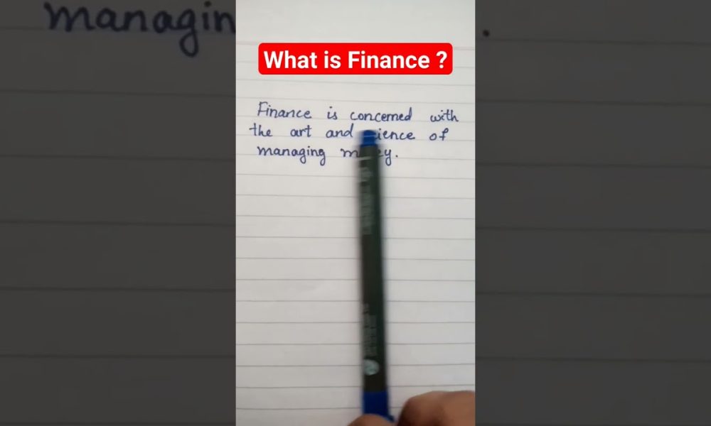 What is Finance ? @SabaMiss #finance #money #shorts #learnfinance