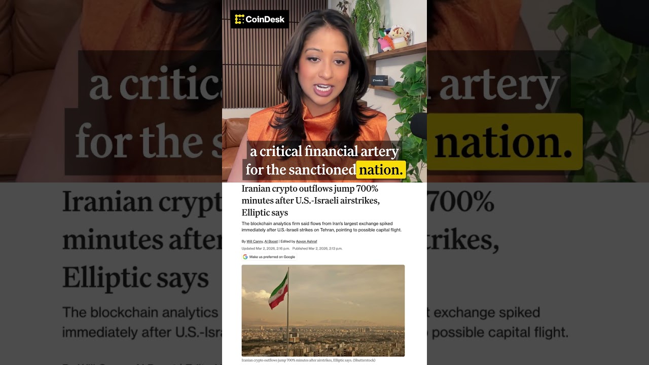 Iran Crypto Outflows Up 700% After U.S.-Israeli Airstrikes