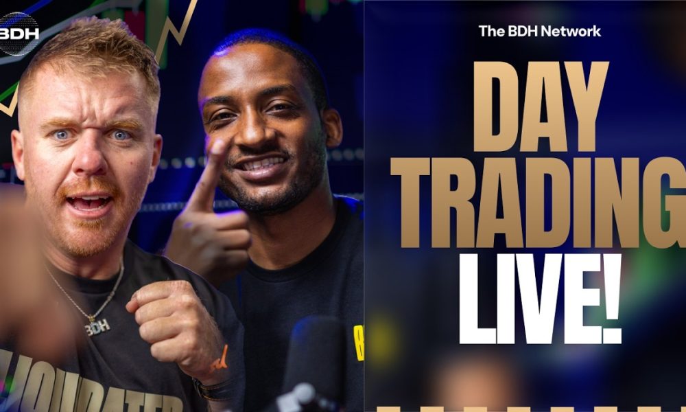 Day Trading LIVE! BDH Network! Patrick Wieland and D Money!