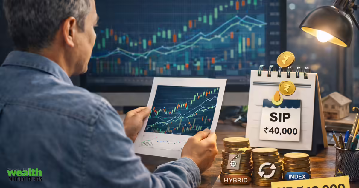 Starting late in mutual funds? Expert shares a Rs 40,000 SIP portfolio strategy for a 50-year-old