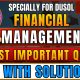 Financial Management Most Important Questions with Solutions | Final Revision Sem 3 B.Com DUSOL 2025
