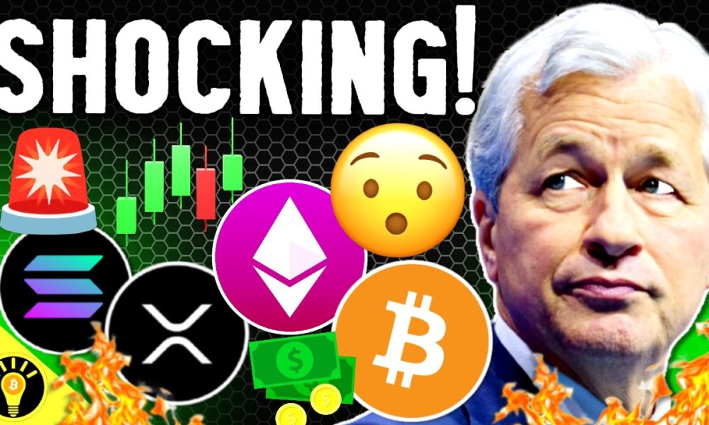 JPMORGAN CEO JAMIE DIMON BEGS FOR CRYPTO LEVEL PLAYING FIELD!