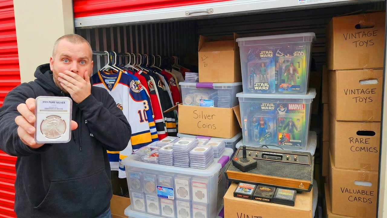 He HOARDED $1,000's! I Bought His Storage Unit PACKED With Money & Treasures!