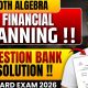10th Algebra | Financial Planning | Question Bank Solution | Board Exam 2026