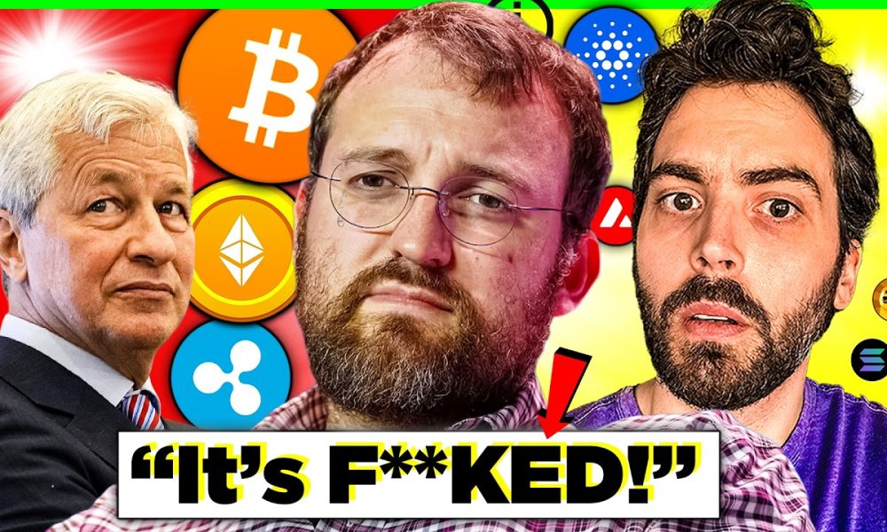 the face of a man who knows crypto is done.
