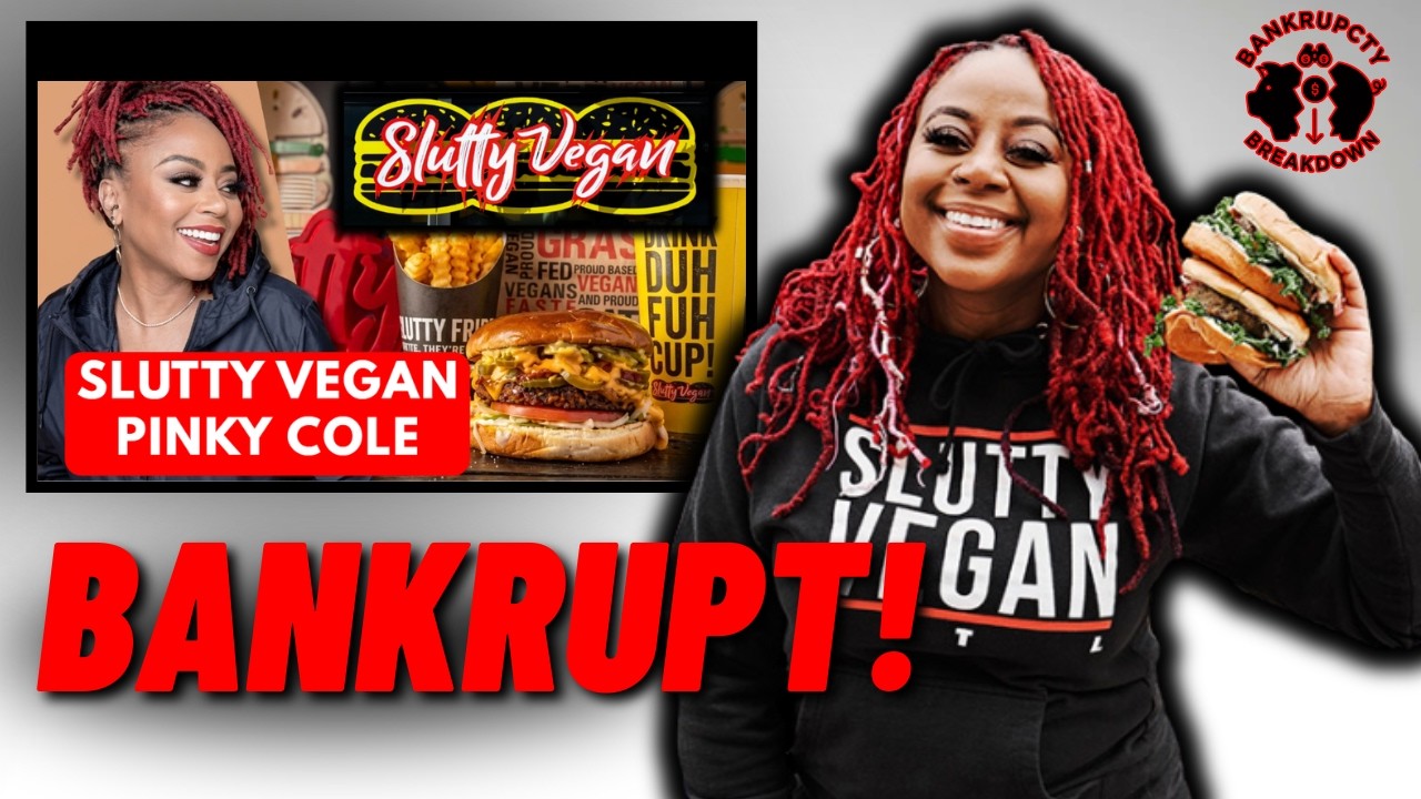 Pinky Cole - Slutty Vegan - Bankruptcy Breakdown - Financial Advisor Reacts