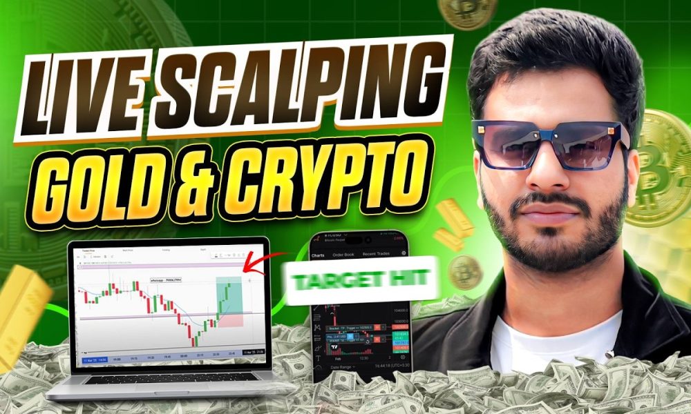 Crypto  Gold Live Trading 9 March  | Market Trader | #goldtrading #cryptotrading #bitcoin