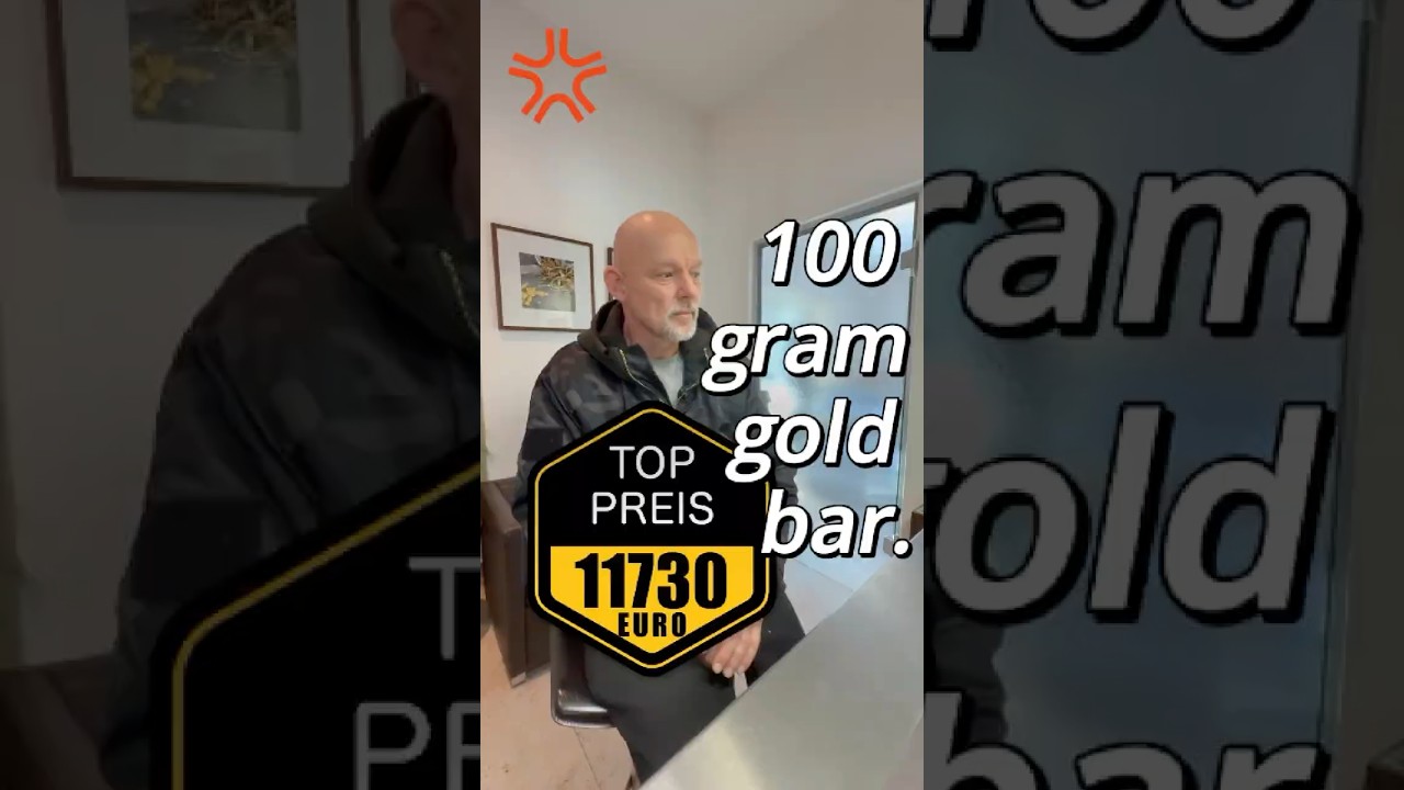 100 gram gold bar. #money #gold