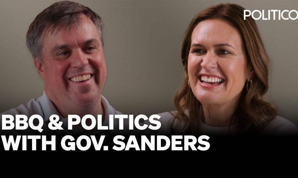 Politics and Arkansas BBQ with Gov Sanders and Jonathan Martin