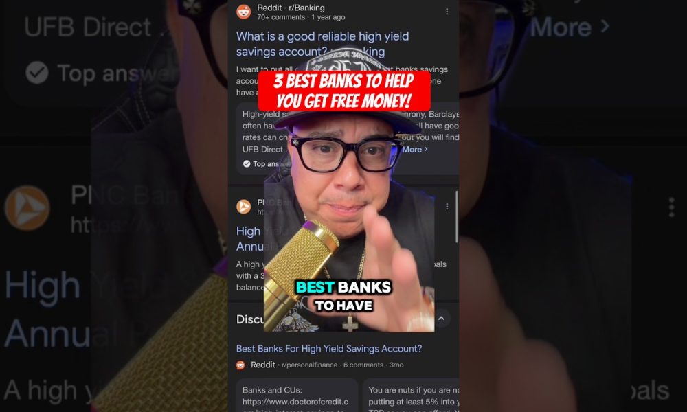 Best Banks To Make You Free Money! #shorts #credit #money #finance #banking #savings #banks