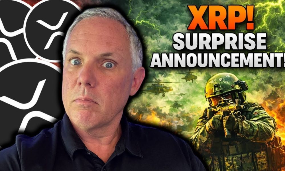 WHY YOUR XRP IS UP! SURPRISE ANNOUNCEMENT - SENDING XRP & CRYPTO UP!