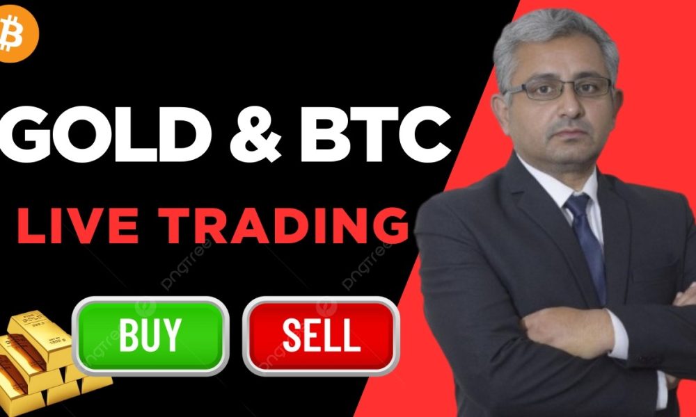 Live Gold & Bitcoin Market Analysis | Practical & Educational Trading Session no.1625