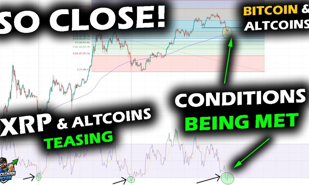 XRP Price Chart, Bitcoin and Altcoins Near Bottom with Indicators & Volume, But On-Chain a Hair Away