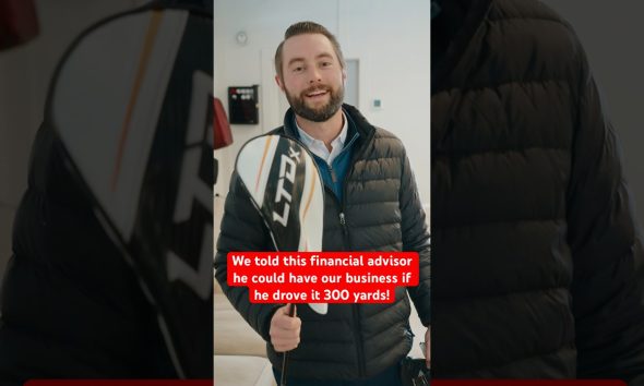 If your financial advisor can’t hit a 300 yard drive, how will they 300x your money? #golf #finance