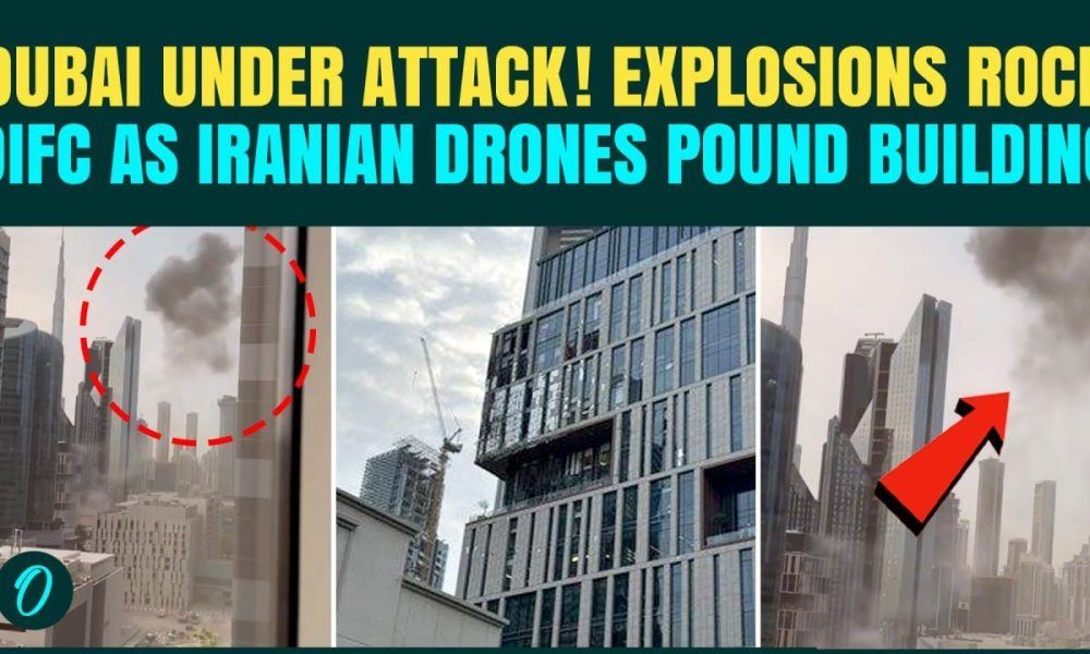 Iran BOMBS Dubai BREAKING: Iran’s Shahed Drones POUND Dubai Int’l Financial Centre | CHILLING VIDEO