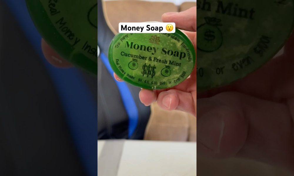 How much Money can I find in money soap ?