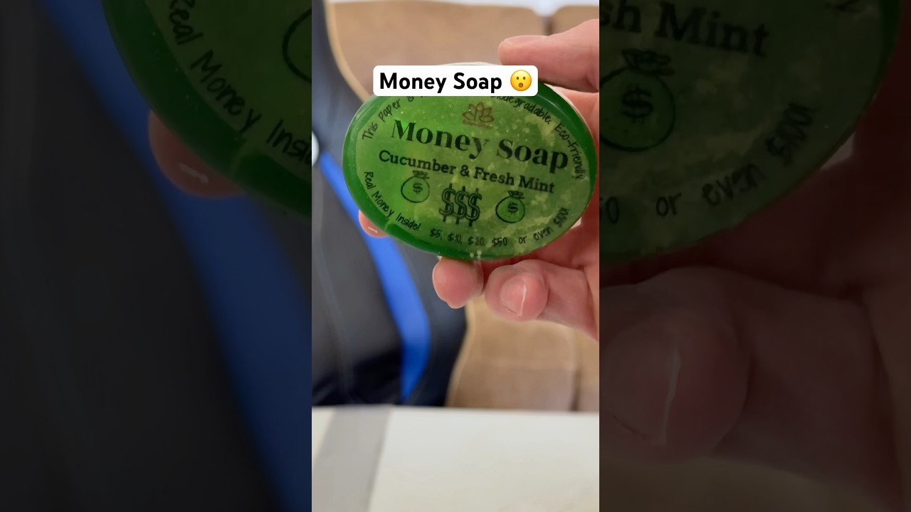 How much Money can I find in money soap ?