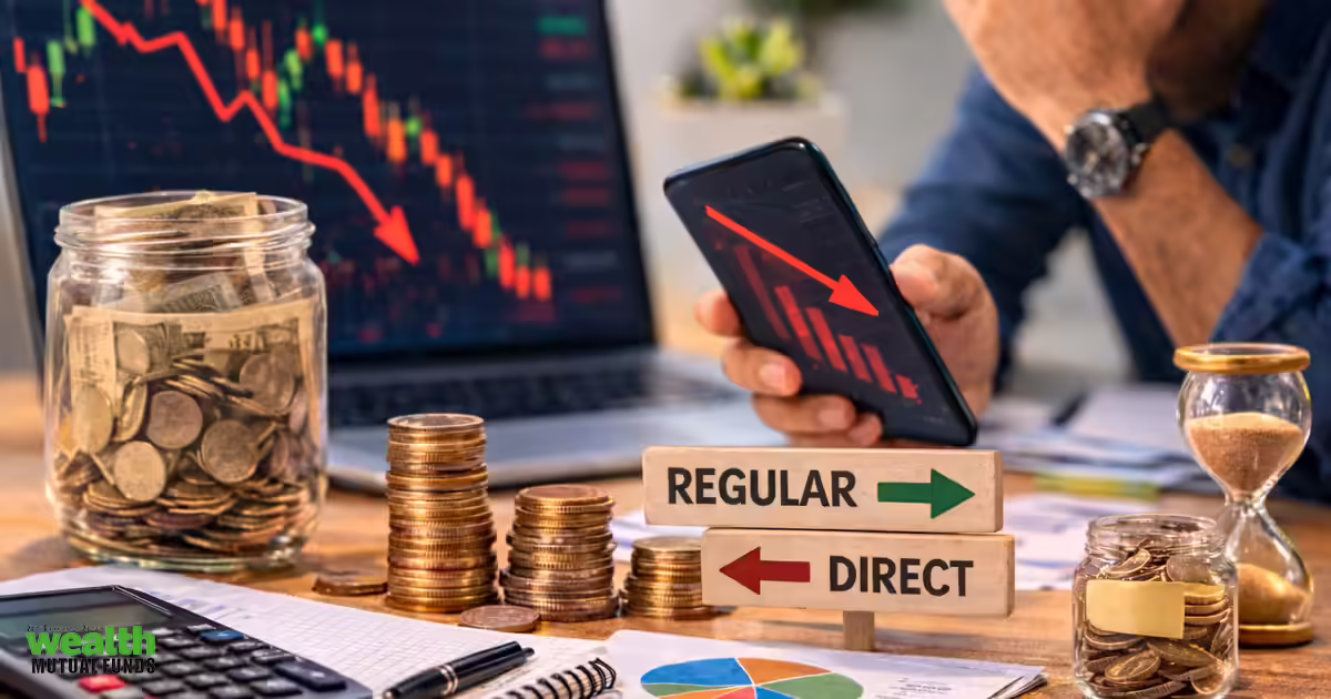 Mutual fund portfolio down Rs 1.5 lakh in 12 days. Is the decline due to regular plans or market volatility?