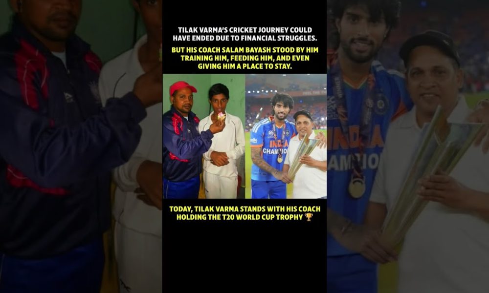 TILAK VARMA'S CRICKET JOURNEY COULD HAVE ENDED DUE TO FINANCIAL STRUGGLES.